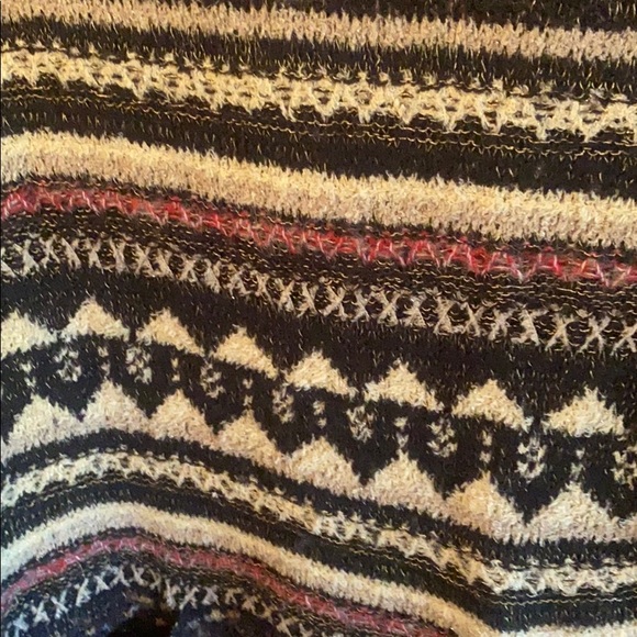 Lucky brand women’s size large loose high neck long sleeve wool sweater top - Picture 5 of 8